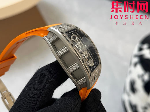 理查德米勒 RM052骷髅满天星 钻圈款 男士腕表 搭载定制一体手动上链机械机芯 商品图4