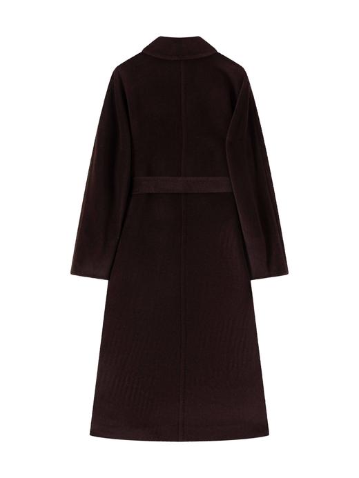 N°28 2025秋冬新款复古双排扣大衣女中长款8855A1D860  商品图1