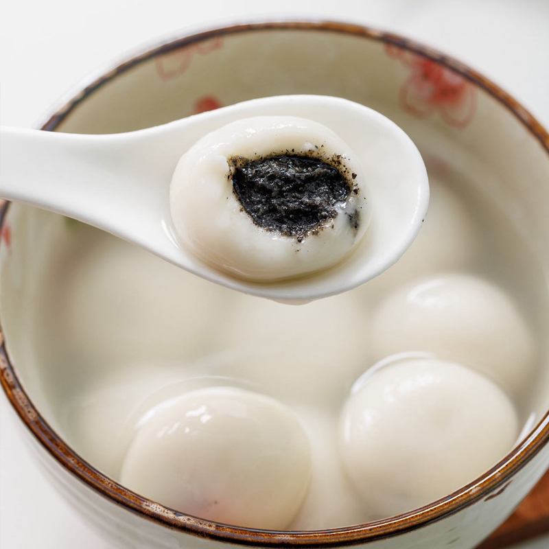 宁波黑芝麻馅汤圆