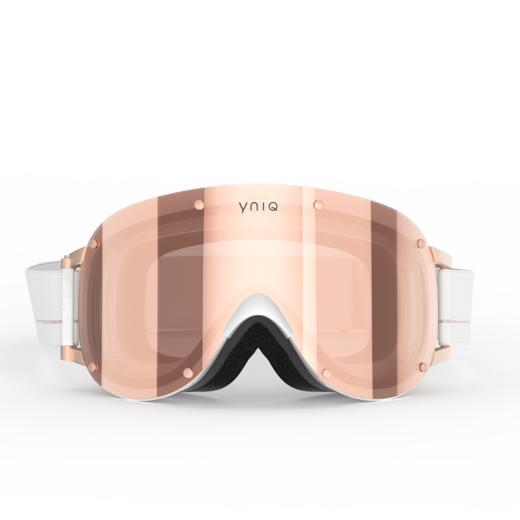 YNIQ - Model Four - White Rose Gold - 配件 - 护目镜 - 白色/玫瑰金 商品图0