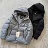 D121307秋冬款男士中量热压鹅绒夹克防风防泼水连帽羽绒服 商品缩略图1