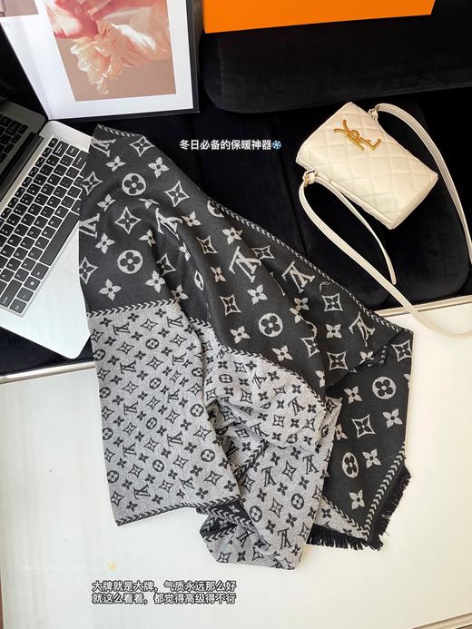 双面羊绒围巾 商品图1