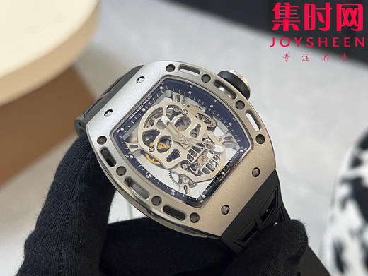 理查德米勒 RM052骷髅满天星 钻圈款 男士腕表 搭载定制一体手动上链机械机芯 商品图2