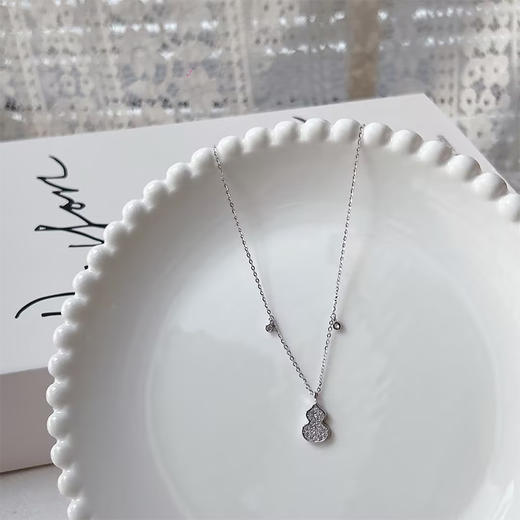 新款百搭气质葫芦S925项链-纪念日百货门店同款168247285 商品图3