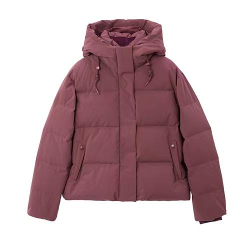 佐丹奴女装防风防泼水可机洗鸭绒短款连帽外套05375622 商品图0