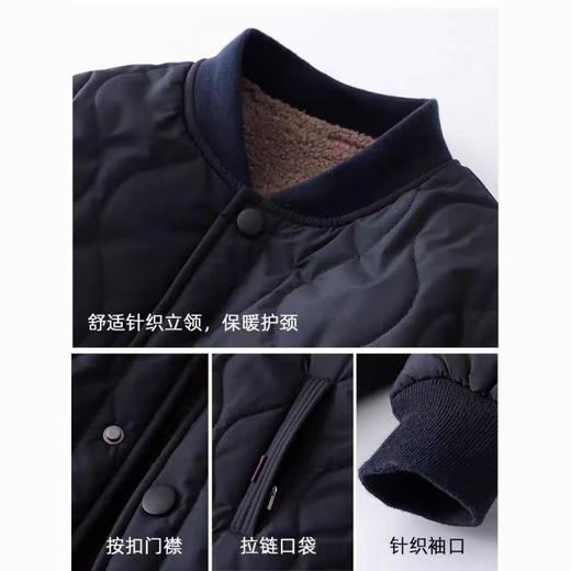 【优选面料防风锁温❗️不惧寒冷舒适保暖】爸爸冬装棉衣加绒厚冬季男士外套老爷爷棉服内胆中老年人小棉袄。jb 商品图2