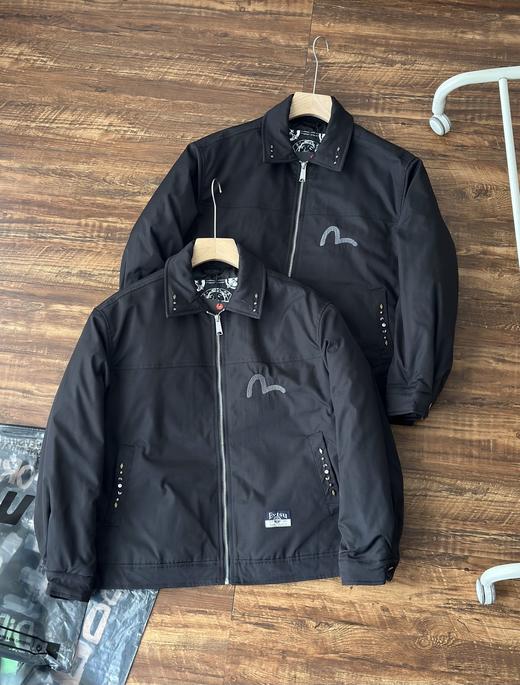 福神 2025冬季新品男士商标刺绣翻领加厚休闲通勤夹克外套 商品图0