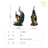 铜师傅 铜孔雀摆件《花开富贵》 客厅桌面玄关办公桌家居装饰礼品 商品缩略图5