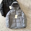 D121307秋冬款男士中量热压鹅绒夹克防风防泼水连帽羽绒服 商品缩略图3