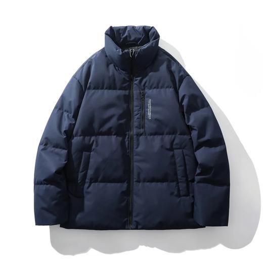 D121327绗缝户外运动休闲纯色立领拉链款羽绒服 商品图14