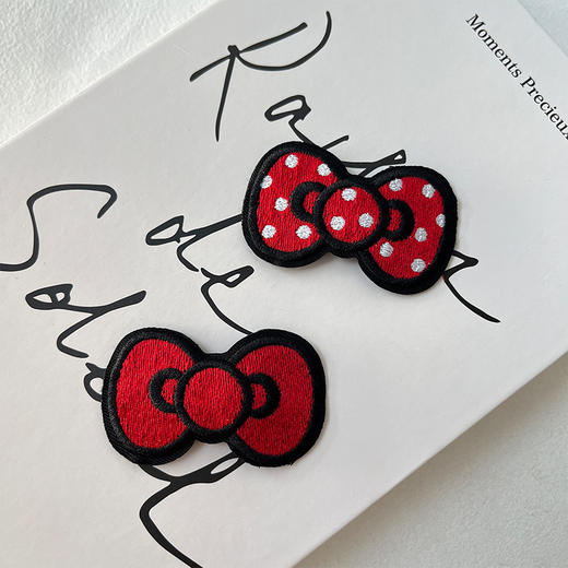 可爱蝴蝶结边夹发夹-纪念日百货门店同款168243495 商品图0