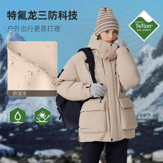 诺诗兰暮雪鹅绒羽绒服男女同款 NDJET0589E 商品图4