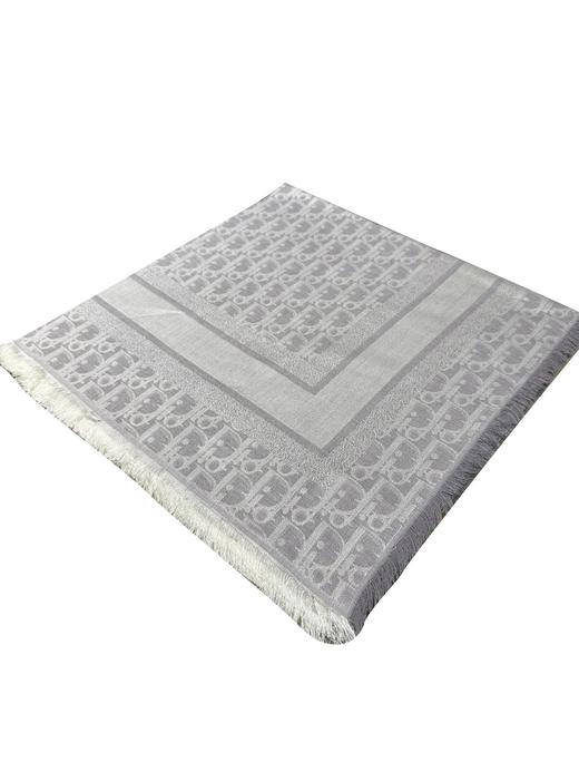 女款提花丝质羊毛大方巾围巾hu010 商品图0