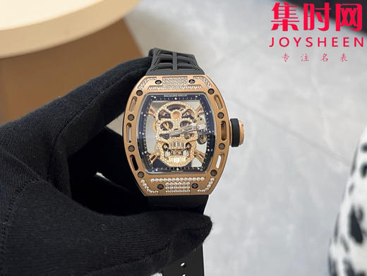 理查德米勒 RM052骷髅满天星 钻圈款 男士腕表 搭载定制一体手动上链机械机芯 商品图0