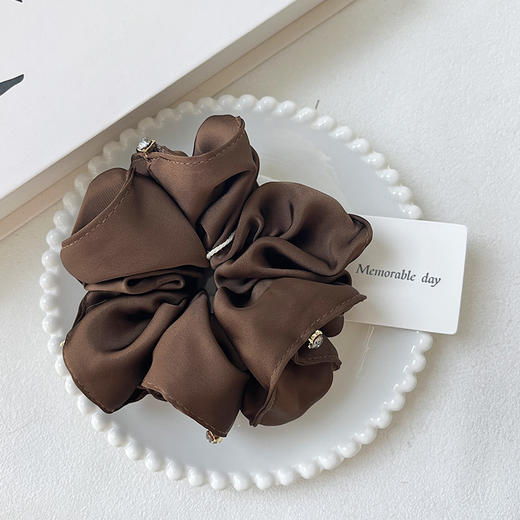 简约百搭缎面质感云朵发圈-纪念日百货门店同款167795474 商品图1