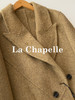 会员福利【高质感毛呢】拉夏贝尔/La Chapelle翻领两扣双面呢大衣斜挎包女含绵羊毛高级感毛呢外套冬季 商品缩略图4