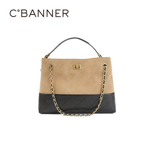 千百度2026春季女包分量十足光泽持久背提包A26150919 商品图0