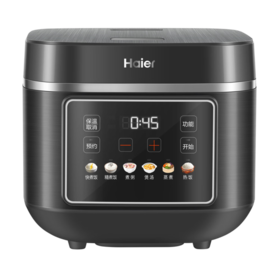 海尔电饭煲家用多功能家用易清洁微压无涂层智能预约不沾内胆米饭饭煲大容量5L HRC-S15ZDA