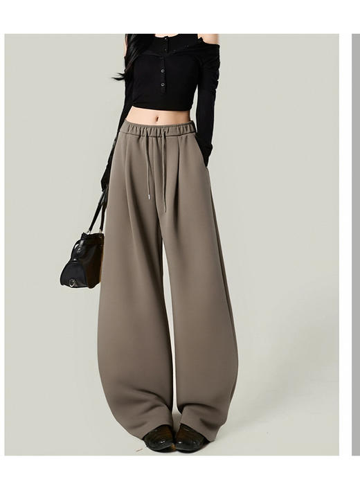 【YW】无忧购冬季加绒加长羊毛蚕丝华棉弯刀裤8810（截单后3-5天发货） 商品图7