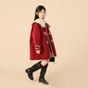 加绒外套女孩新款女童冬季秋冬韩版2025中大童童装呢大衣毛毛红色 商品缩略图3