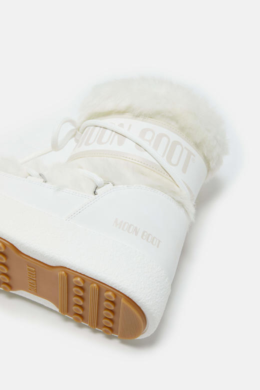 Moon Boot - Mb Ltrack Faux Fur Wp - White - 女装 - 雪地靴 - 白色 商品图3