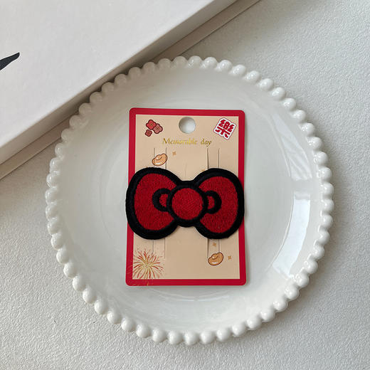 可爱蝴蝶结边夹发夹-纪念日百货门店同款168243495 商品图4