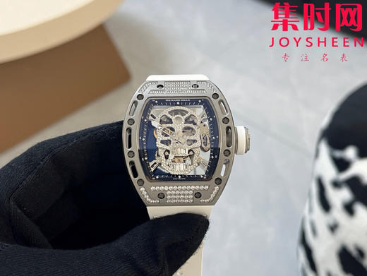 理查德米勒 RM052骷髅满天星 钻圈款 男士腕表 搭载定制一体手动上链机械机芯 商品图0