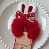 HY立体红兔耳毛圈发圈发绳-纪念日百货门店同款167745531 商品缩略图1