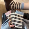 【柔软舒适❗️穿搭点睛】袜子女中筒袜四季款条纹百搭堆堆袜潮流ins风运动休闲长筒袜子女。jb 商品缩略图0
