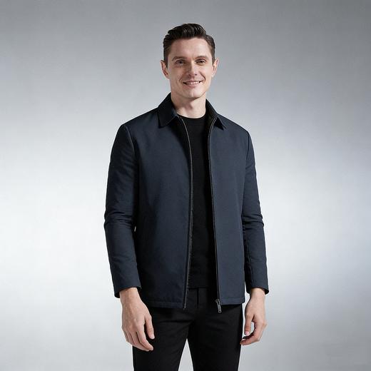 【一衣两穿 爸爸装】罗蒙秋冬可脱卸羽绒内胆中长款羽绒服男老干部羽绒夹克爸爸装外套男 商品图1