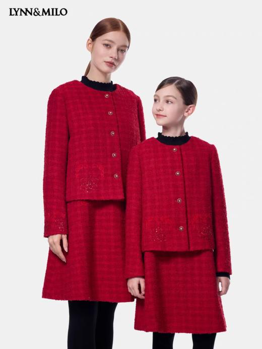 【春上新】8楼 LYNN&MILO琳麦罗  2026春秋新款小香风外套&背心裙可组套装 商品图11