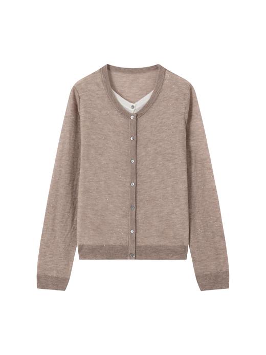 N°28 2025韩版潮流V领宽松打底针织衫女895382M105 商品图4