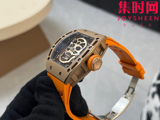 理查德米勒 RM052骷髅满天星 钻圈款 男士腕表 搭载定制一体手动上链机械机芯 商品图5