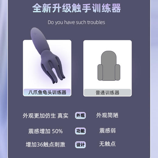 【情趣按摩！！】GALAKU八爪鱼按摩器男用情趣按摩器APP版 商品图6