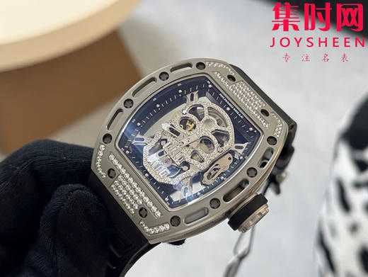 理查德米勒 RM052骷髅满天星 钻圈款 男士腕表 搭载定制一体手动上链机械机芯 商品图3