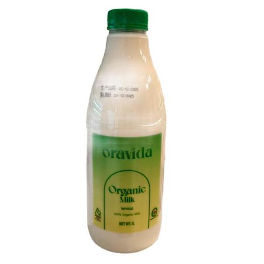 兰维乐有机鲜牛奶 1L/瓶 商品图0