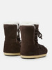 Moon Boot - Mb Evx Boot Suede / Shearling - Dark Brown - 女装 - 雪地靴 - 深棕色 商品缩略图1