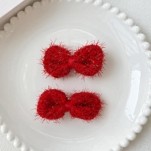 甜美红蝴蝶结对夹HY对夹-纪念日百货门店同款167745590 商品图2