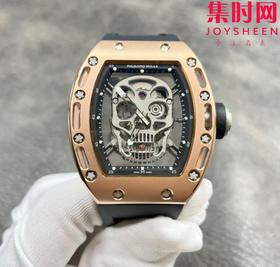 理查德米勒 RM052骷髅满天星 钻圈款 男士腕表 搭载定制一体手动上链机械机芯