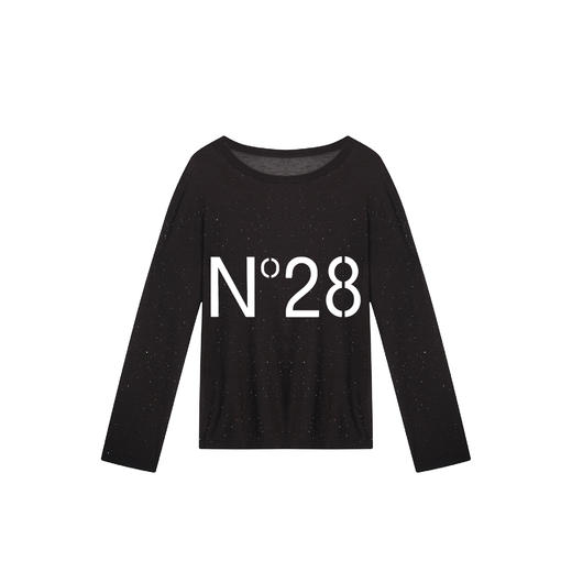 N°28 网纱上衣女装透气内搭显瘦百搭针织衫895382M106  商品图2