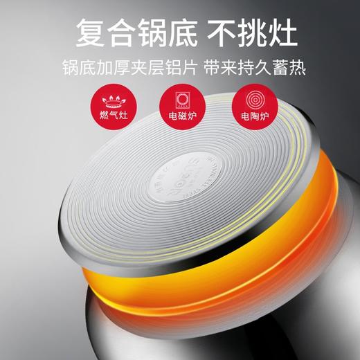 苏泊尔（SUPOR）小红圈不锈钢汤锅·巧立系列ST20JA1 商品图6