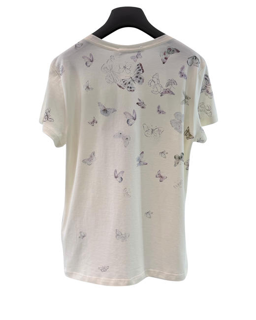 女款蝴蝶印花短袖T恤zh010 商品图1