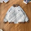 D121338秋冬新品三杠拼接立领加厚面包服棉服 商品缩略图4