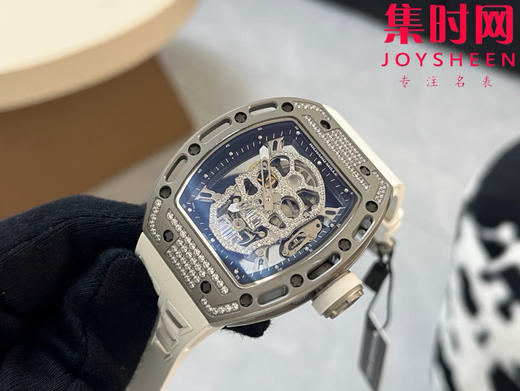 理查德米勒 RM052骷髅满天星 钻圈款 男士腕表 搭载定制一体手动上链机械机芯 商品图3