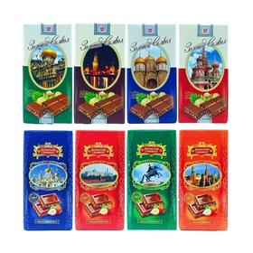 买一送一）俄罗斯可瑞迩牌花生榛子味牛奶巧克力80g（款式随机发货