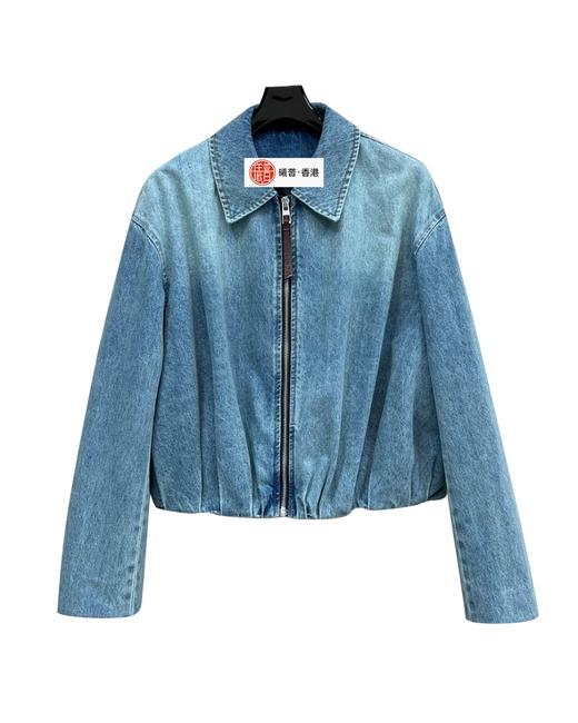 女款褶皱牛仔外套 可配套装la014 商品图0