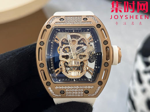 理查德米勒 RM052骷髅满天星 钻圈款 男士腕表 搭载定制一体手动上链机械机芯 商品图1