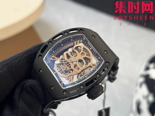 理查德米勒 RM052骷髅满天星 钻圈款 男士腕表 搭载定制一体手动上链机械机芯 商品图4