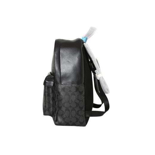 蔻池  印花 PVC 背包双肩包 大号高级黑灰色 商品图3