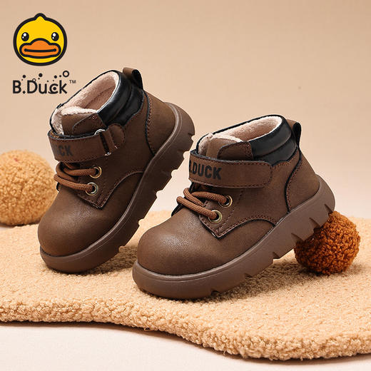 B.Duck小黄鸭童鞋冬季雪地靴23-32码 B5686872 商品图5